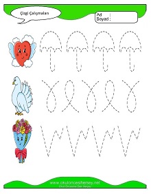 Çizgi Çalışma Sayfaları